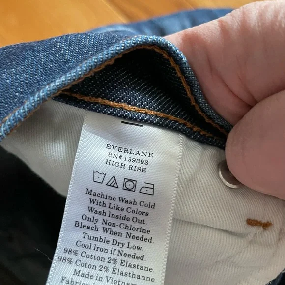 Everlane high rise skinny size 27 - Picture 2 of 4